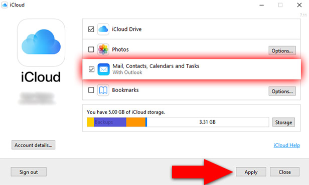 sync outlook for mac with iphone 6